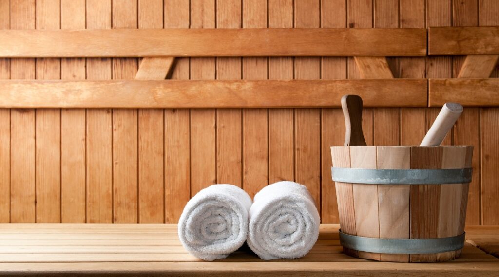 Sauna mit Stoma