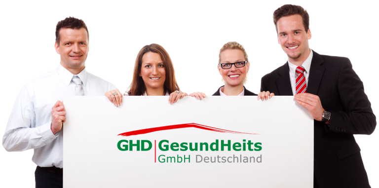 GHD Mitarbeiter mit Logo
