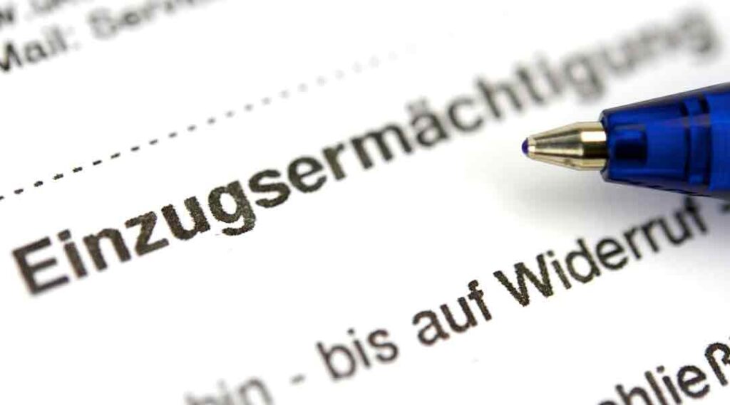 Einzugsermächtigung, Neukunde