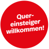 Landingpage-Button Quereinsteiger willkommen, deinezukunft